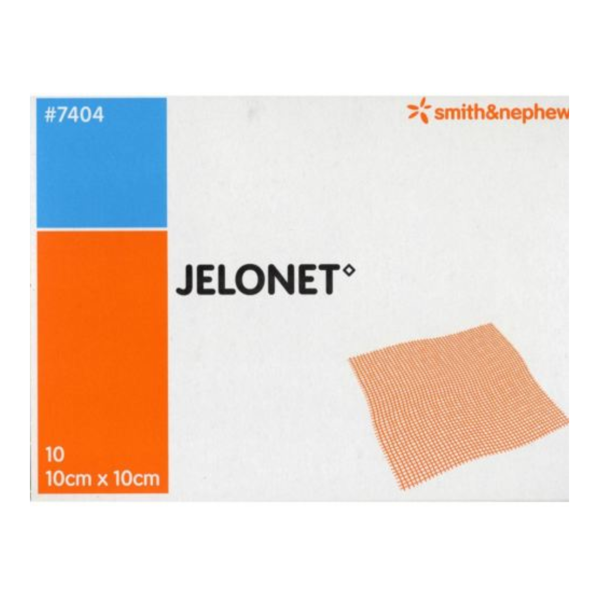 Smith & Nephew - Jelonet 10cm x 10cm - Pack of 10 Dressings - Medaid International