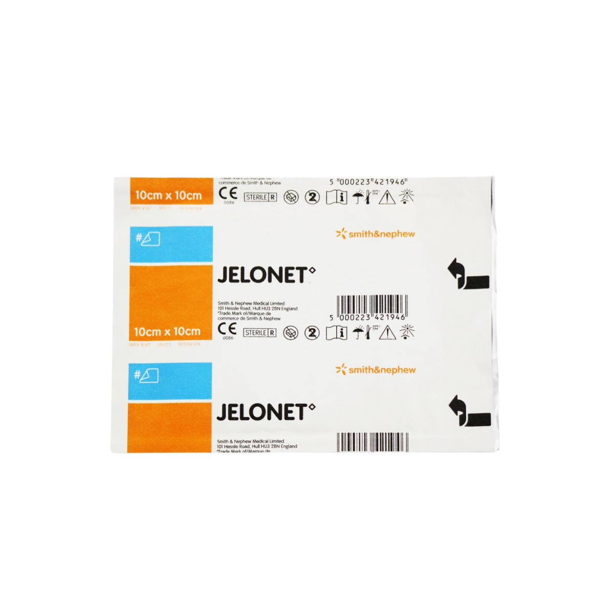 Smith & Nephew - Jelonet 10cm x 10cm - 1 Dressing - Medaid International