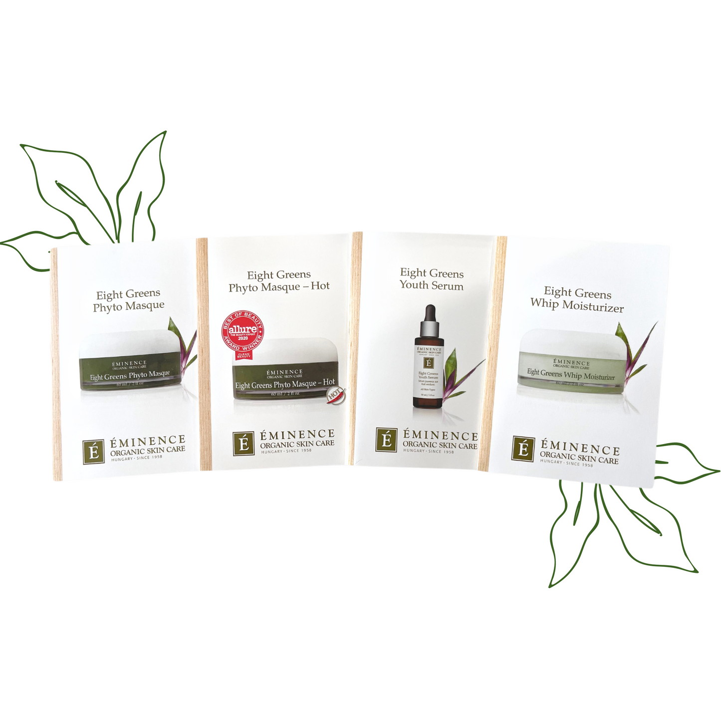 Eminence Eight Greens Sample Kit - Medaid International