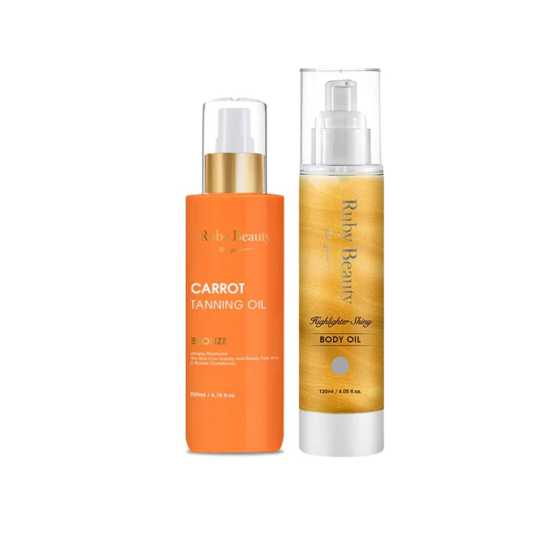 '-30% Ruby Beauty Body Oil #2 & Carrot Tanning oil