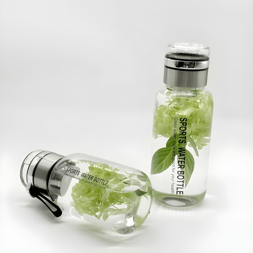 Premium Glass Water Bottle – 750ml with Infuser