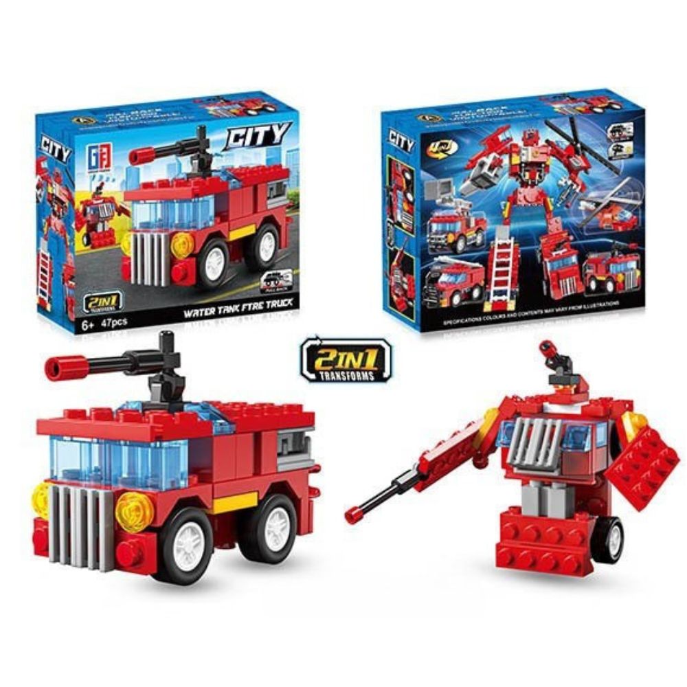 Fire Truck Assembly Game Puzzle 44 Pcs Lebanon