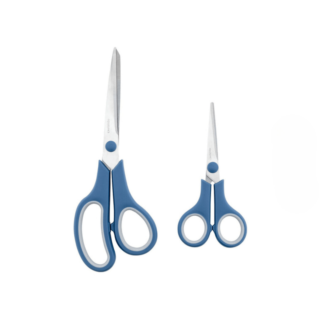 Crelando Scissors Set, Soft Touch Handles, 2 pieces Lebanon"
