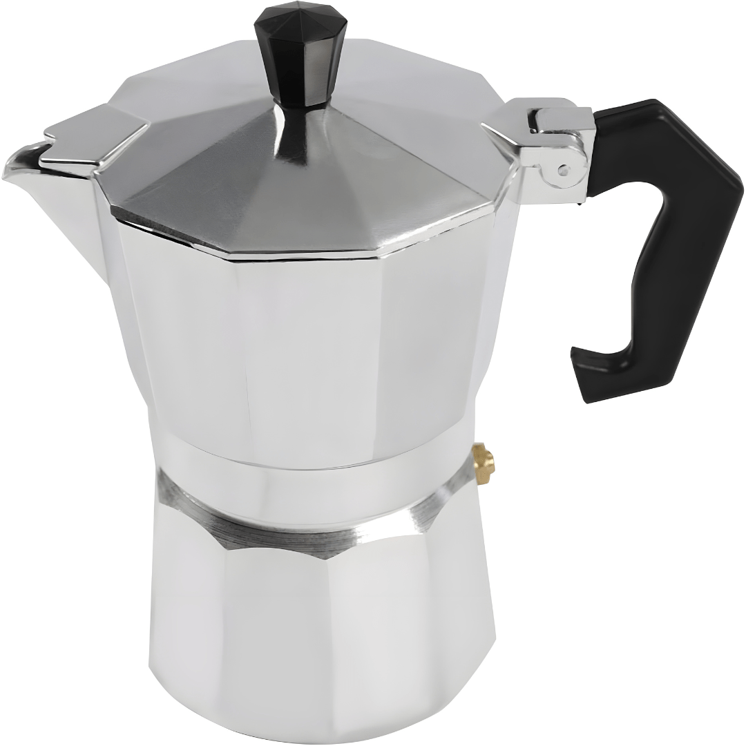 600ml Aluminum Stovetop Coffee Maker – Classic Moka Pot Design