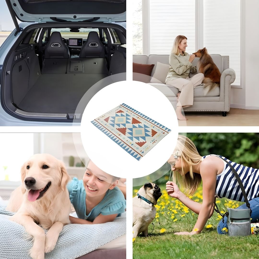 Cooling Pet Mat – Ice Silk Breathable Summer Sleeping Pad (85×120cm)