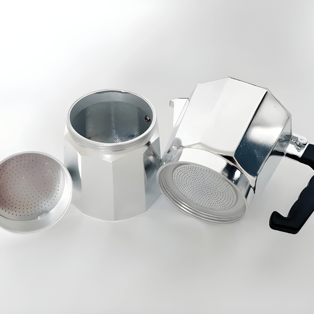 600ml Aluminum Stovetop Coffee Maker – Classic Moka Pot Design