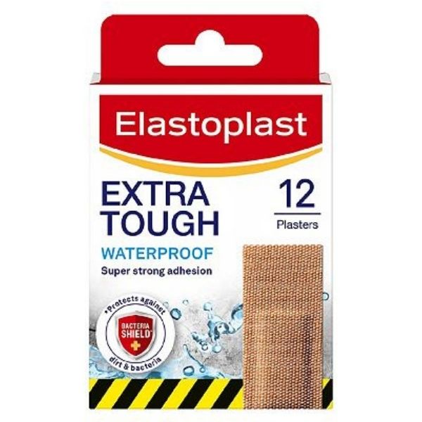 Elastoplast - Extra Tough Waterproof 12 Plasters - Medaid International