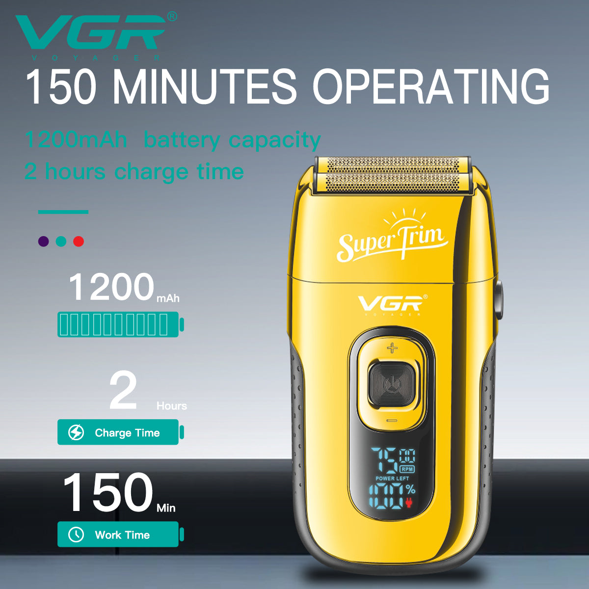 VGR V-332 Trimmer Gold