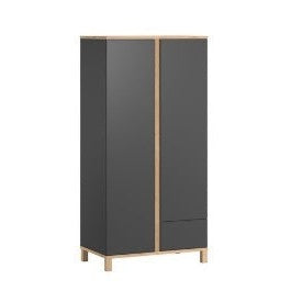 VOX Wardrobe 2-door Altitude graphite/oak