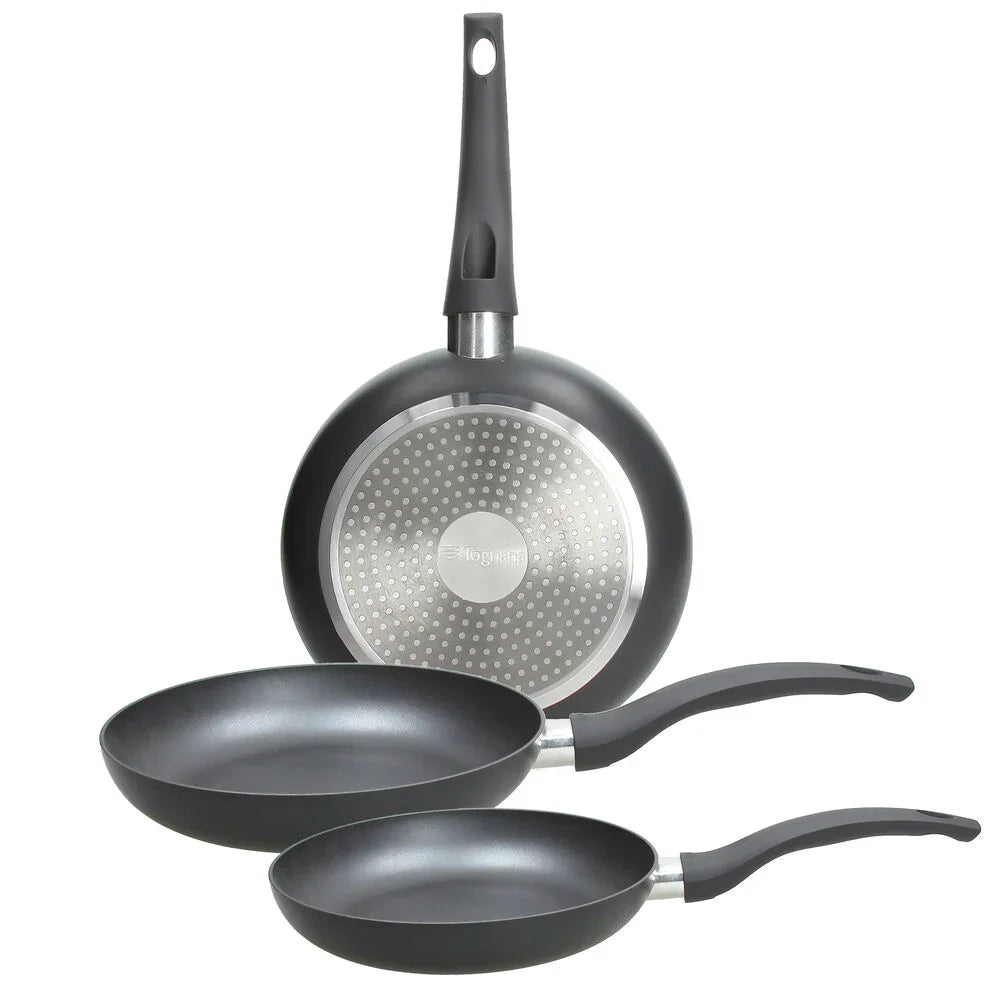 Tognana Set 3 Frypan CM 20/24/28 Grancucina Royal Rosestone