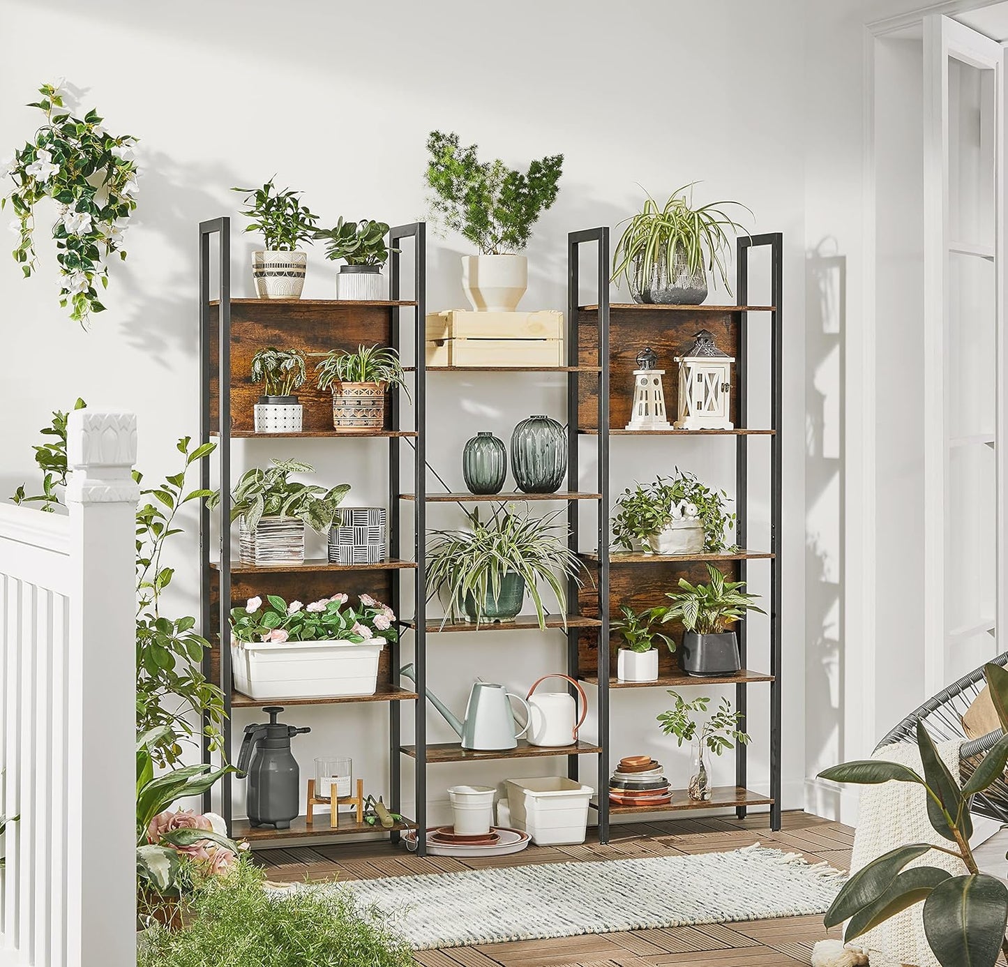 VASAGLE Bookcase 14 Shelves LLS107B01