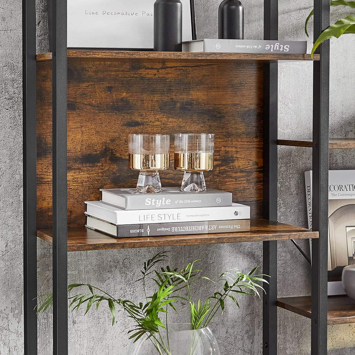 VASAGLE Bookcase 14 Shelves LLS107B01