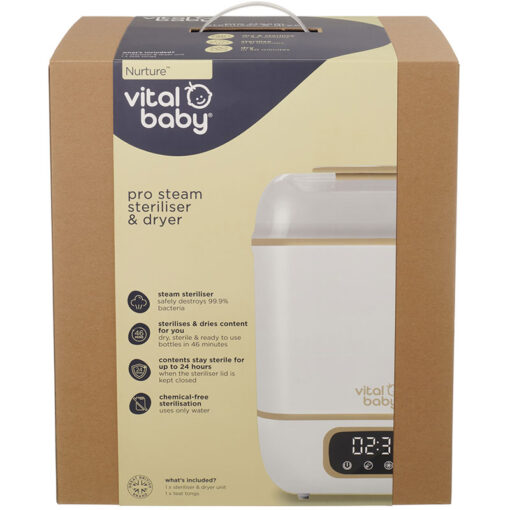 Vital Baby Nurture pro steam steriliser & dryer