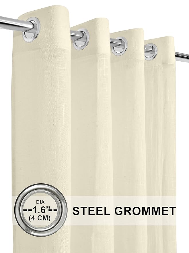 VOILE SHEER READY WINDOW CURTAIN 140*260CM 1pc