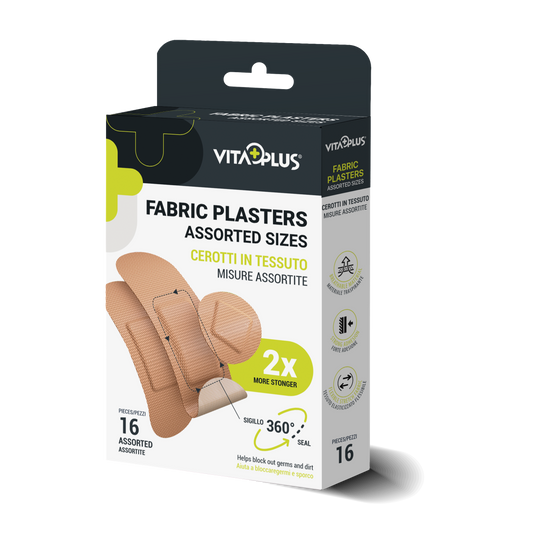 Medinox Vp61121 Fabric Plaster Assorted 16S - Medaid International