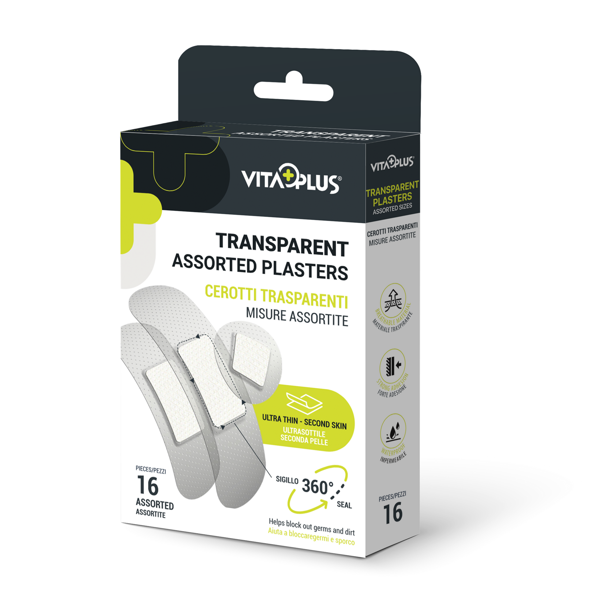 Medinox Vp61321 Transparent Plaster Aastd 16S - Medaid International