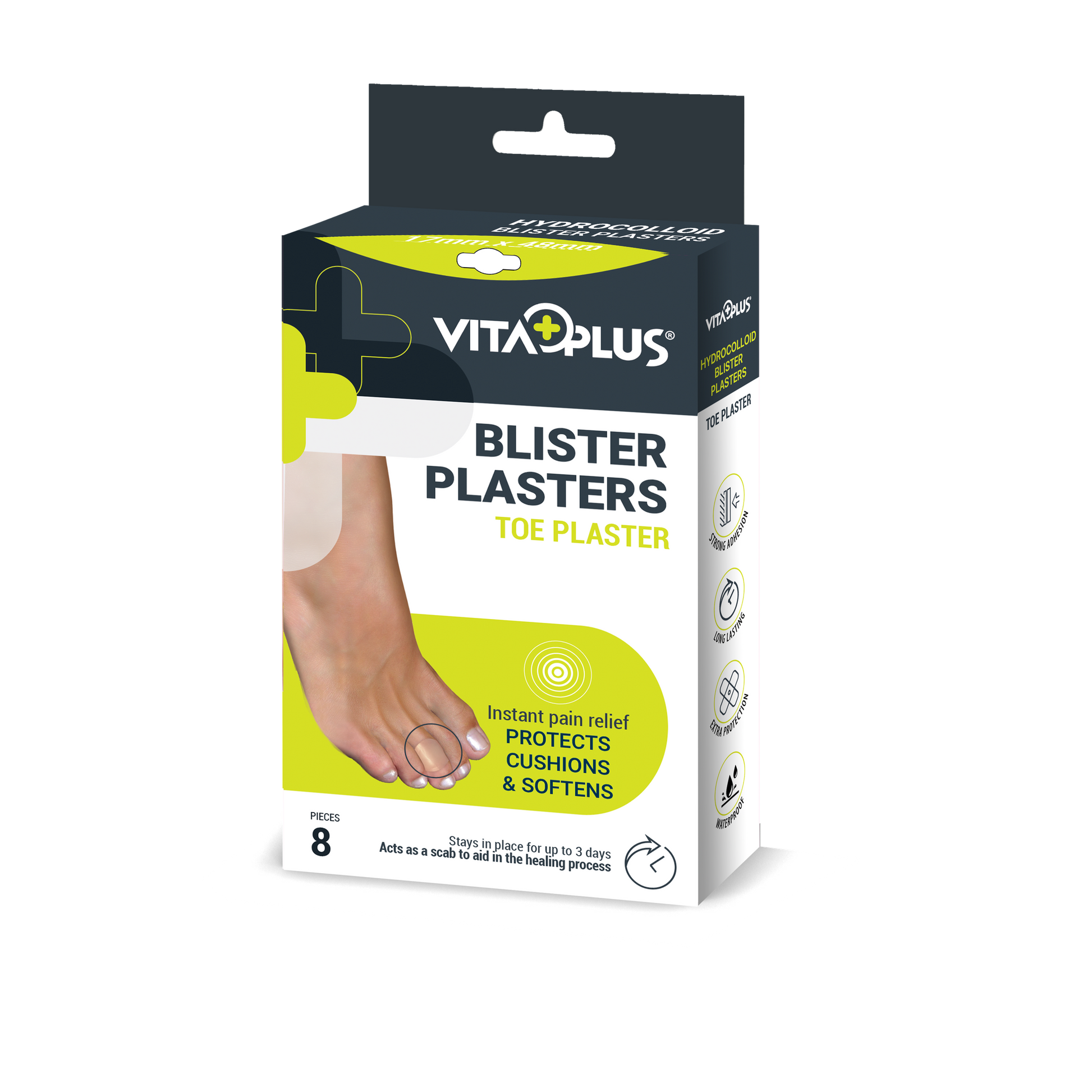 Medinox Vp61544 Hydrocolloid Plaster Blister Toe 8'S - Medaid International