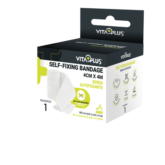 Medinox Vp63200 Vitaplus Pbt Self Fixing Bandage 4cm X 4cm - Medaid International