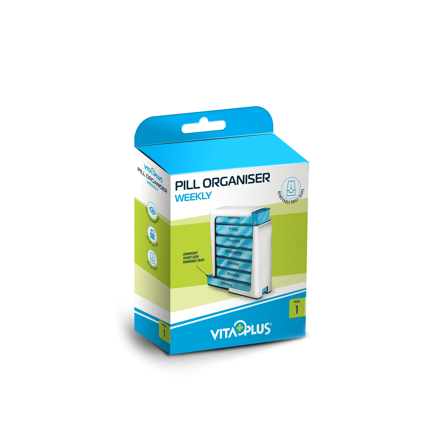 Medinox Vp64071 Weekly Pill Organizer - Medaid International