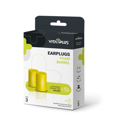 Medinox Vp66051 Earplugs Foam (Barrel) 3 Pairs - Medaid International