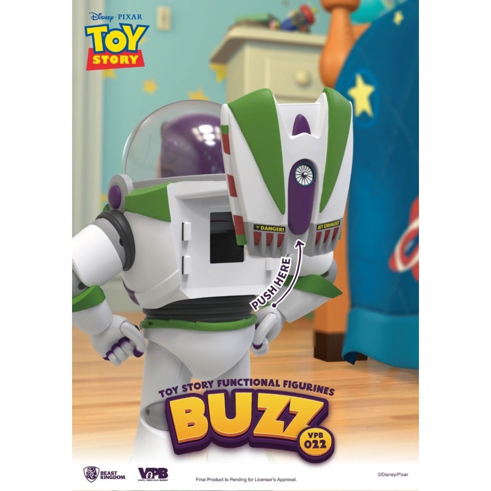Toy Story Functional Figurines : Buzz VPB-022 By Beast Kingdom - Medaid International