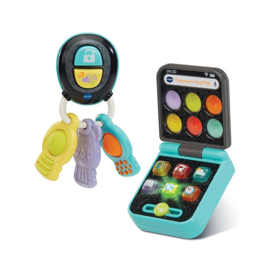 VTech Baby: Magi'Pop Phone & Keys Gift Set (French Version)
