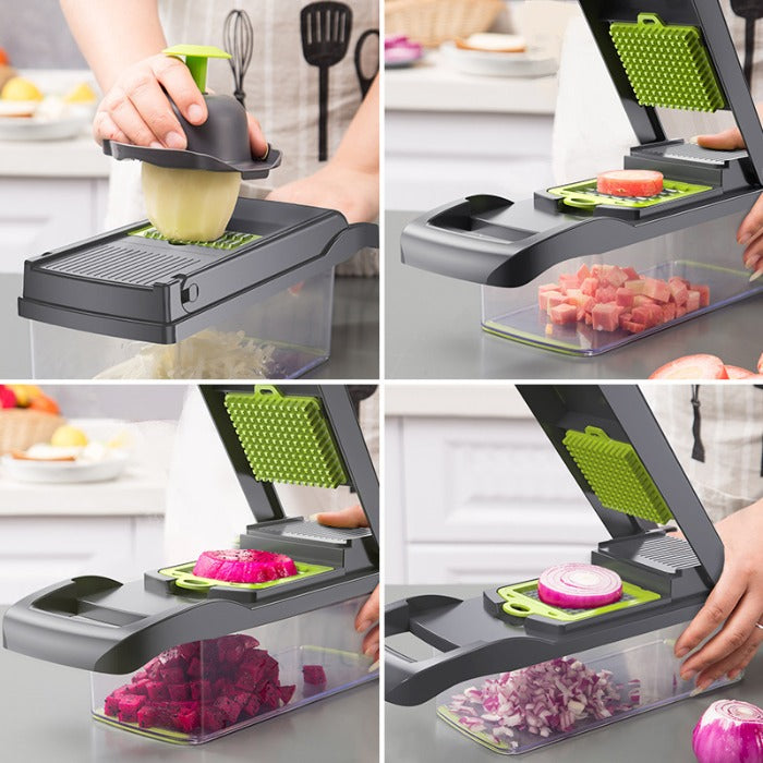 Vegetable Chopper Dicer Cutter | 14-in-1 - Medaid International