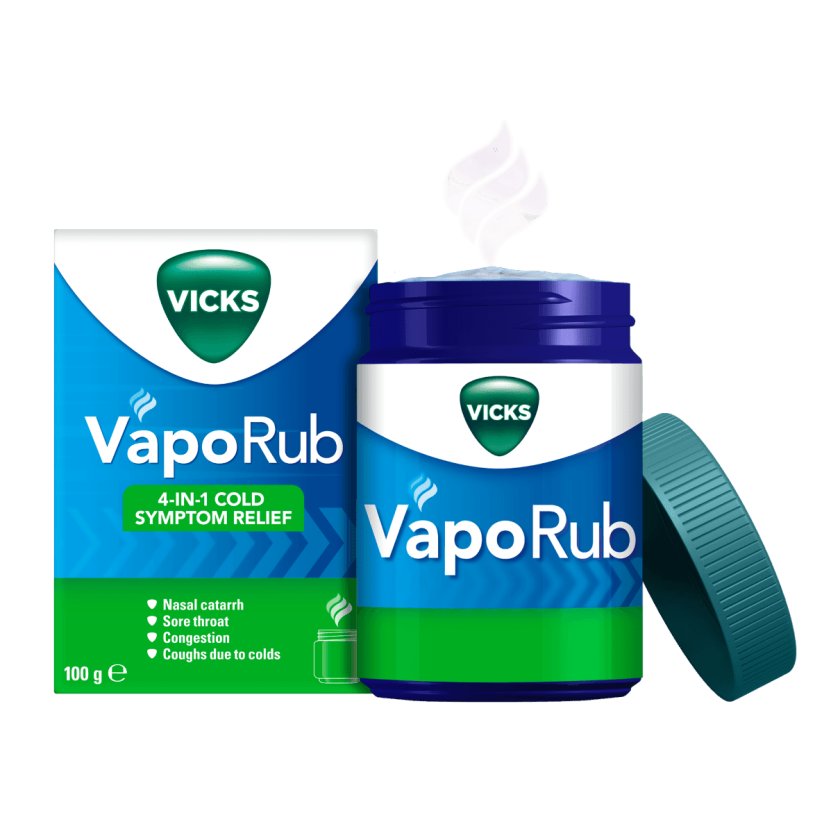 Vicks VapoRub Ointment for Sore Throat, Blocked Nose | Vicks Original - Medaid International