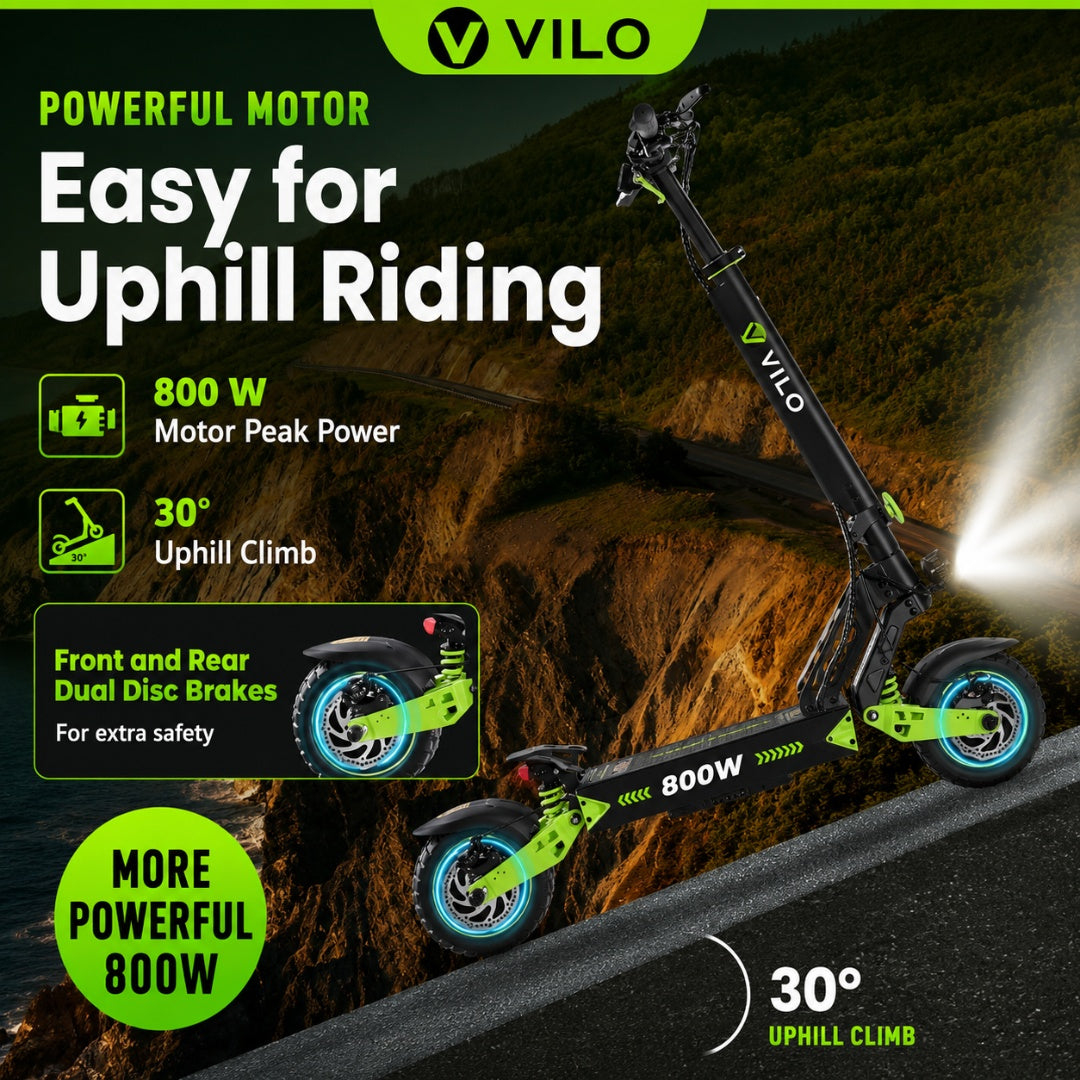 Vilo Off-Road Electric Scooter D2 Pro 800W with Seat