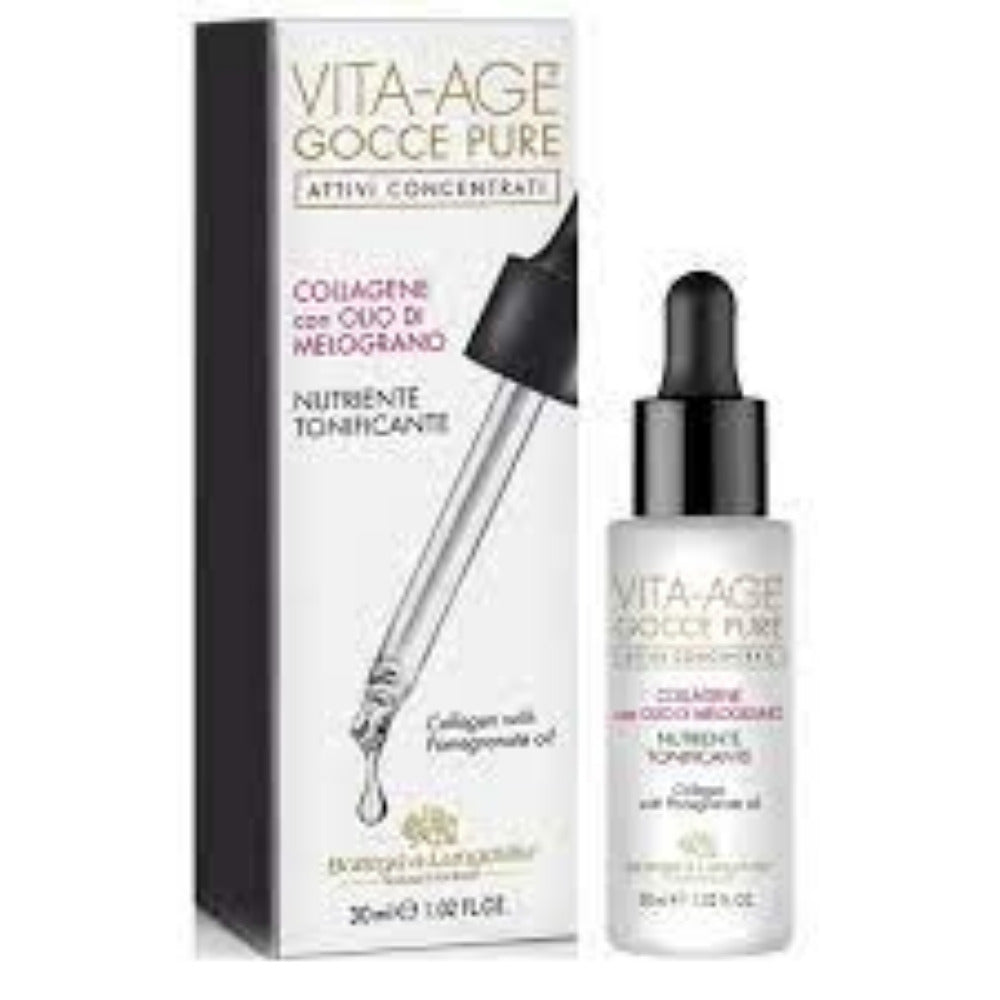 Vita-Age Gocce Pure Collagen With Pomegranate Oil Serum - 30 ml - Medaid International