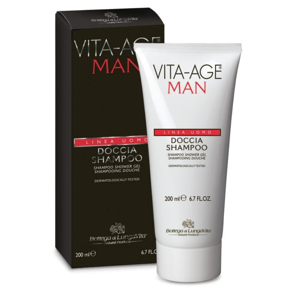 Vita-Age Man Shampoo Shower Gel - 200 ml - Medaid International