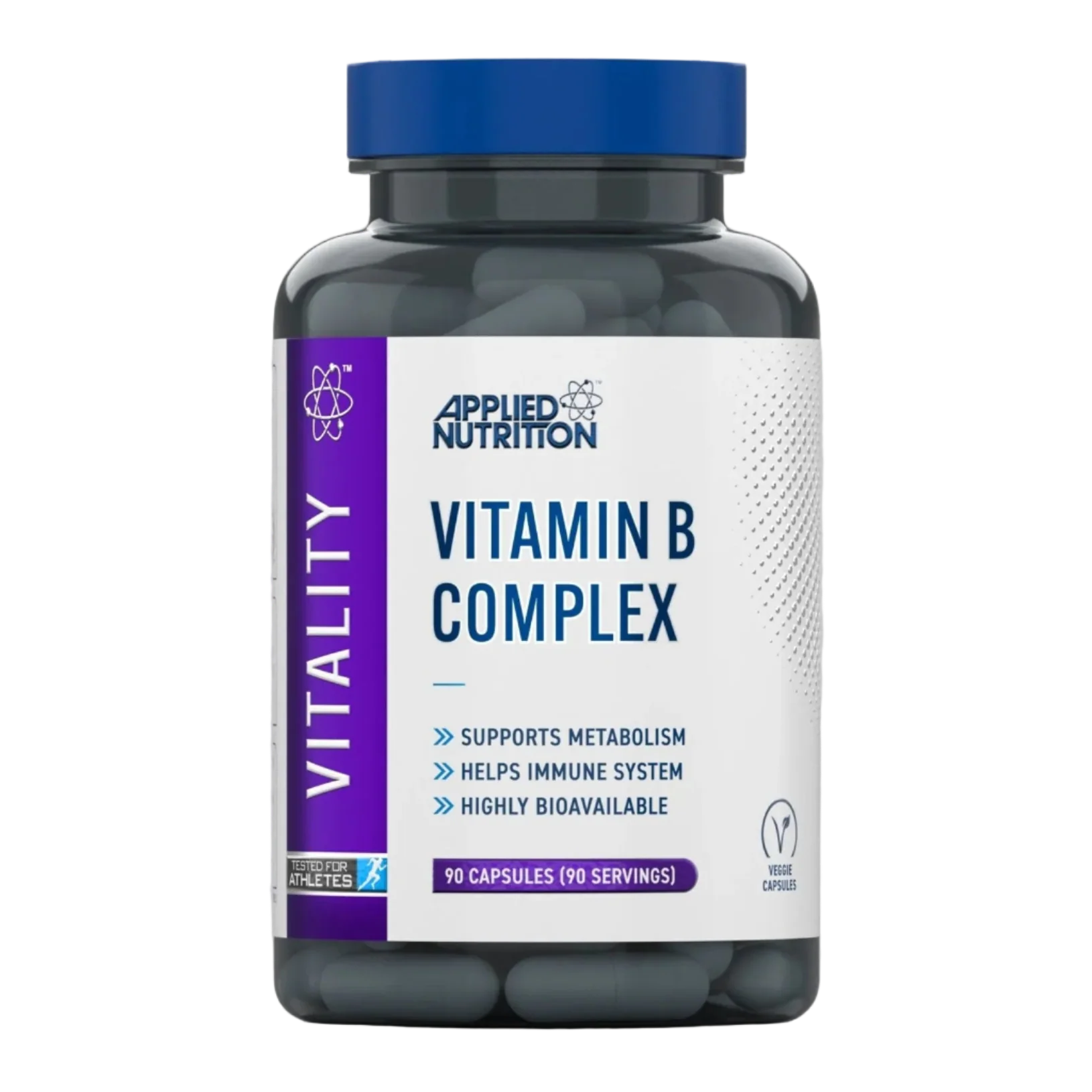 Applied Nutrition Vitamin B Complex High Strength, 90 Vegan Capsules