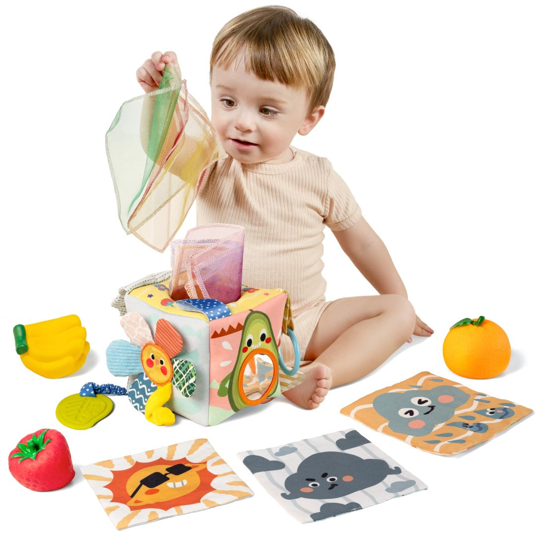 Tumama Kids  - Multi-Sensory Colorful Tissue Box