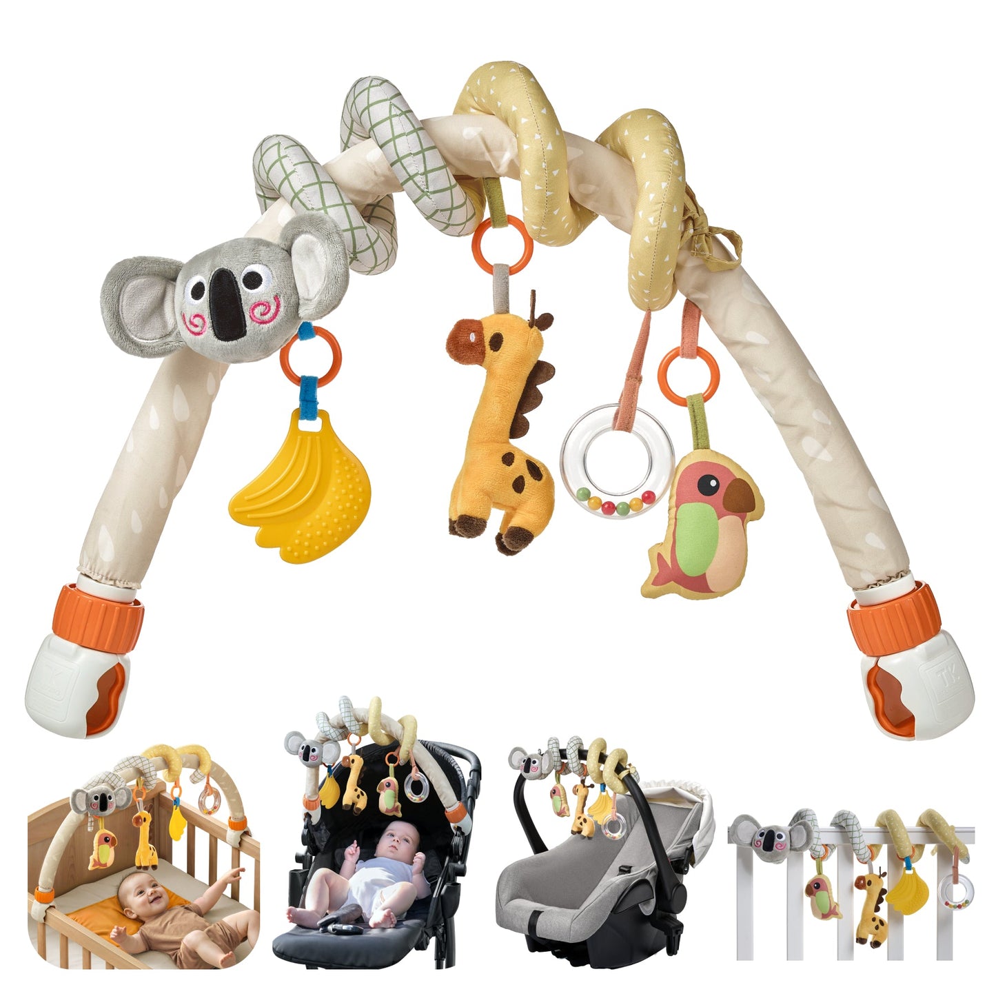 Tumama Kids - Koala Baby Arch Toy & Spiral - 2in1