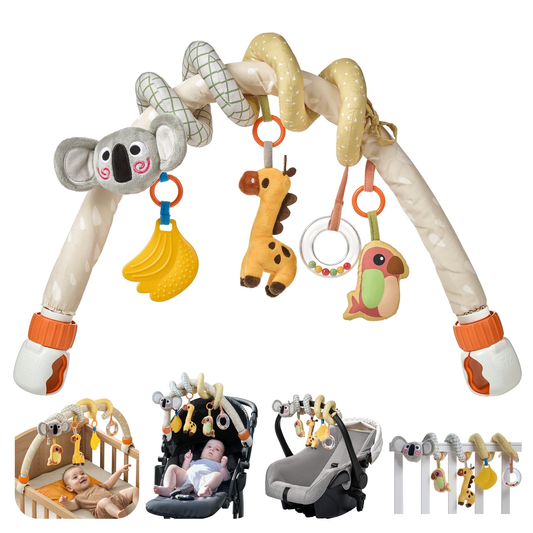 Tumama Kids - Koala Baby Arch Toy & Spiral - 2in1