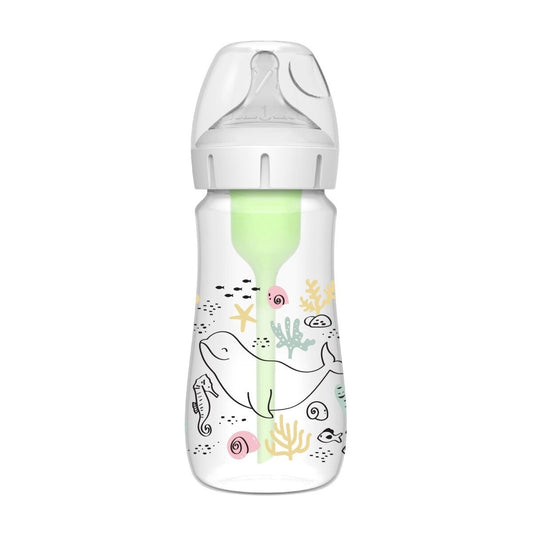 Options+ Anti-Colic Wide Neck Baby Bottles 270ml