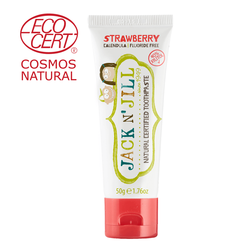 Jack N' Jill Natural Certified Toothpaste Rasberry 50g - Medaid - Lebanon