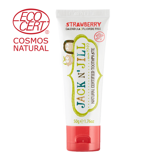 Jack N' Jill Natural Certified Toothpaste Rasberry 50g - Medaid - Lebanon
