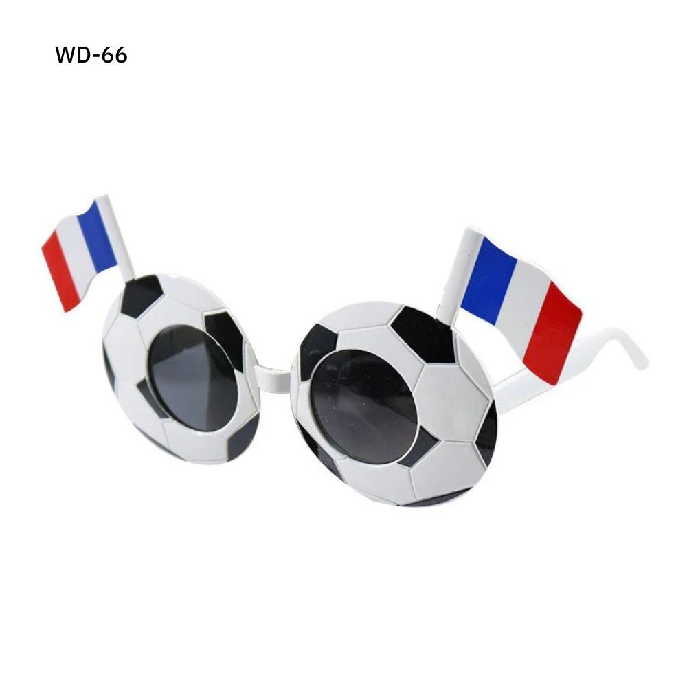 Plastic Cheering Props France Flag Glasses Lebanon