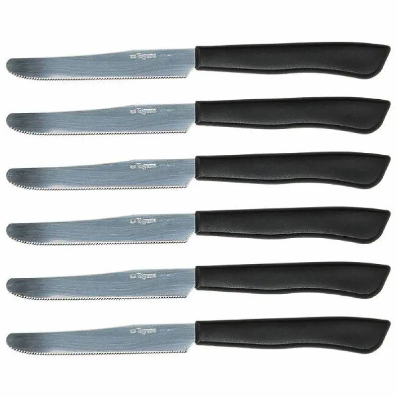 Tognana Table Knives Black Set 6pcs Mythos