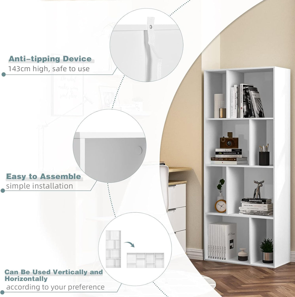 WOLTU Bookcase