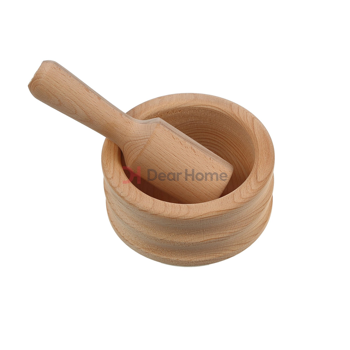 Wooden Mortar And Pestle