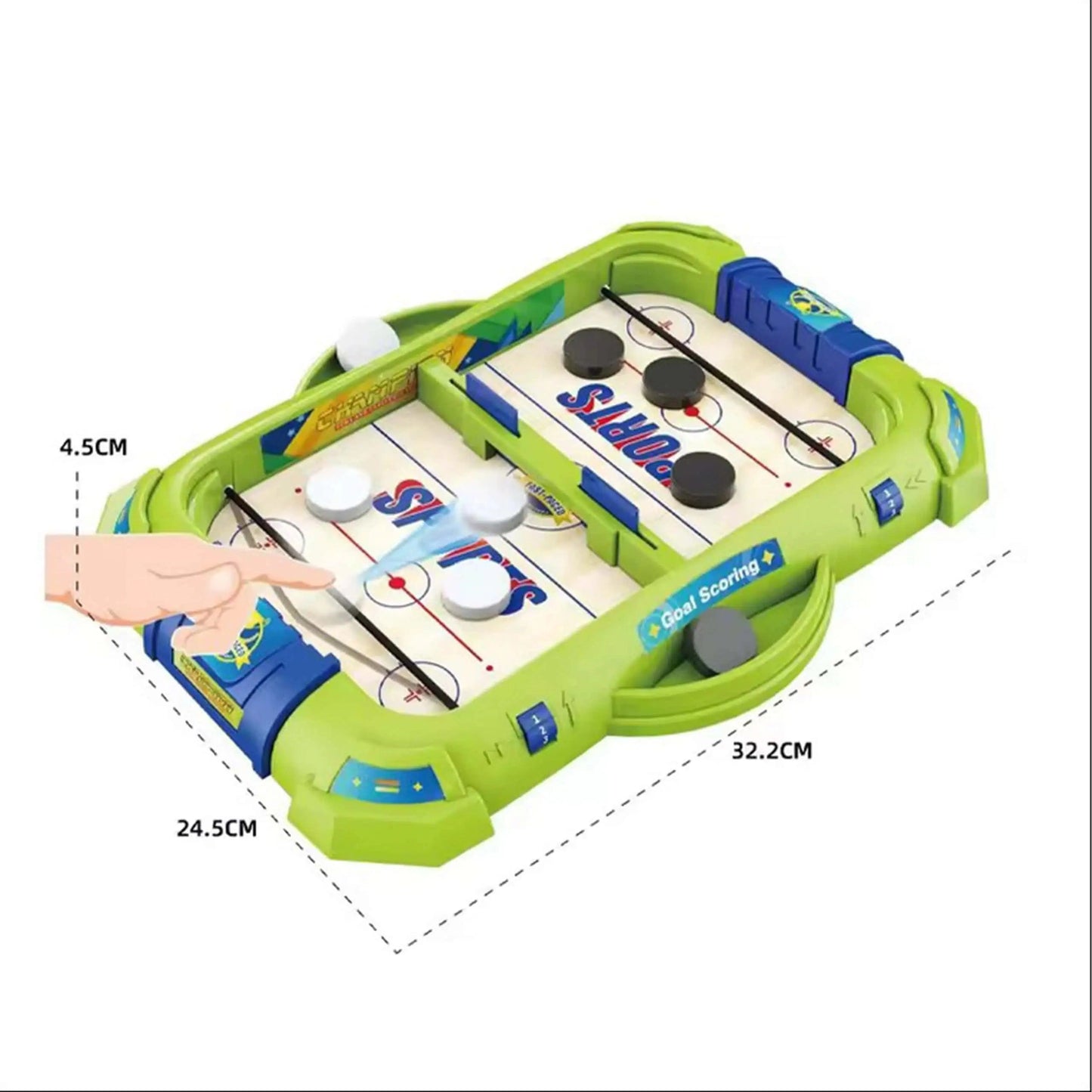 2 in 1 Children′s Dasktop Bowling Curling Game
