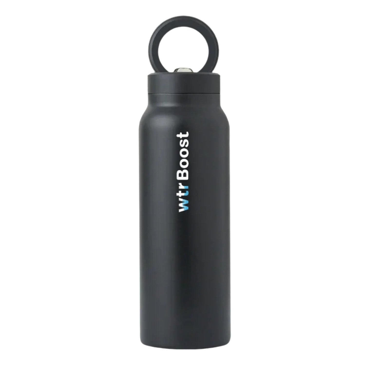 Black Magnetic Mobile Holder Insulated Stainless Steel Bottle - Medaid International