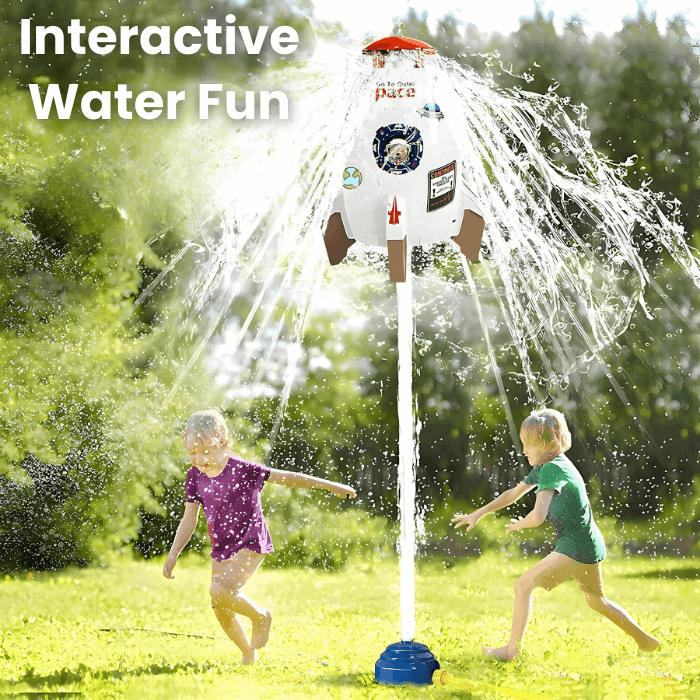 Rocket Water Sprinkler | Fun & Cooling Play + 3 Meter Hose - Medaid International