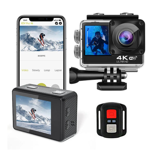 4K Sports Action Camera Dual HD Touch Screens