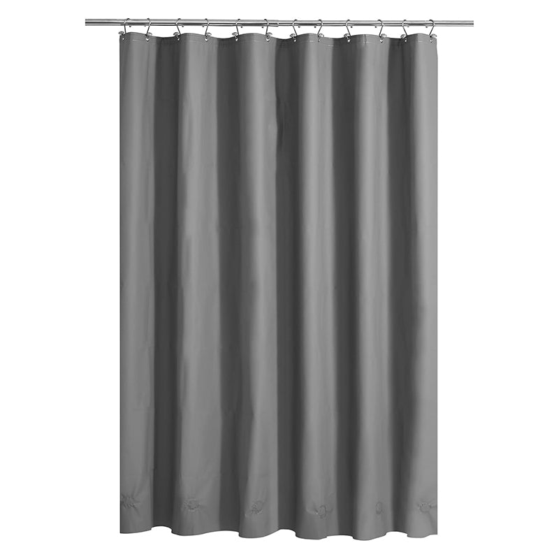 178 CM X 183 CM Waterproof Bathroom Shower Curtain with Rings Premium Vinyl Long Shower Curtains Washable and Water Resistant - Image 5