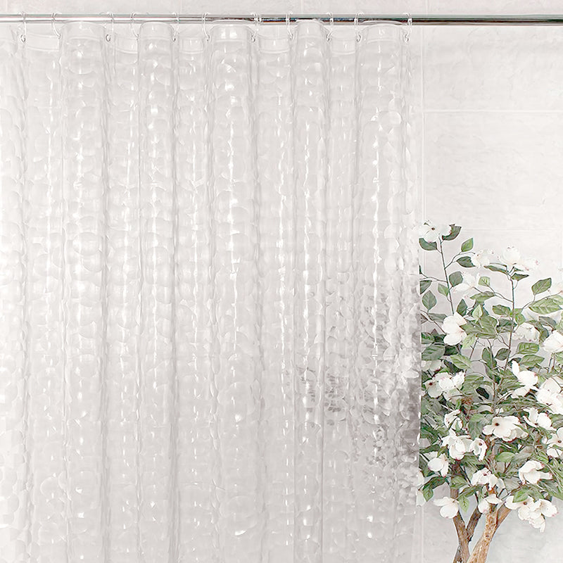 Waterproof Bathroom Shower Curtain with Rings Premium Vinyl Long Shower Curtains Washable and Water Resistant (5)