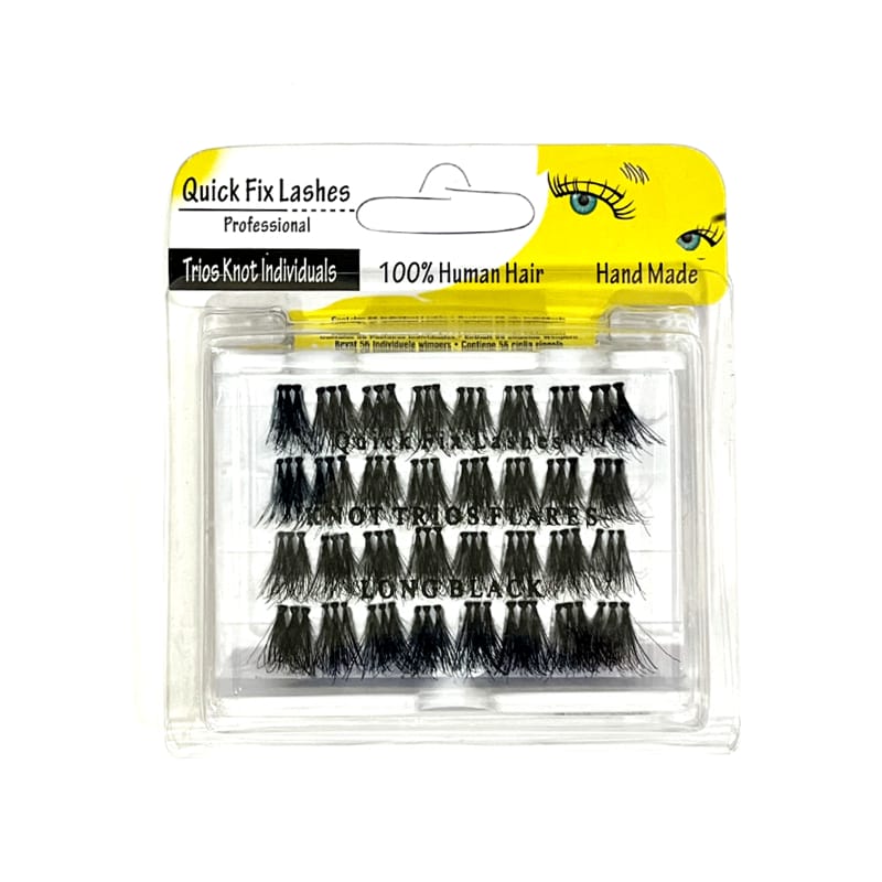 QUICK FIX TRIOS KNOT FLARE  INDIVIDUALS  LONG BLACK - Medaid International