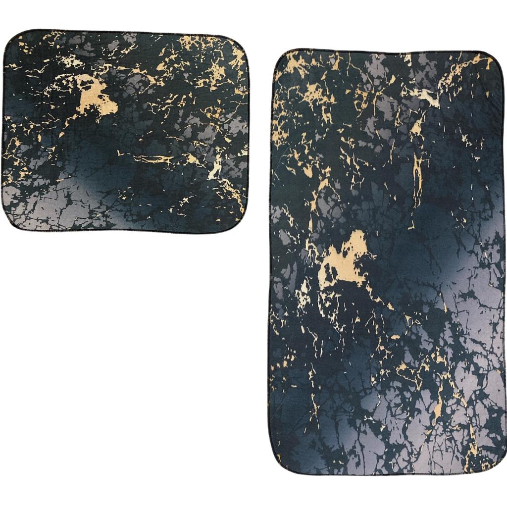 Set of 2 Thin Anti Skid Water Absorbent Mats